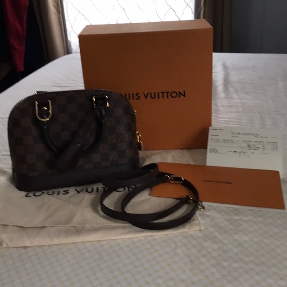 lv alma bb damier ebene